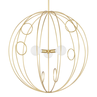 Alanis Pendant in Aged Brass Finish