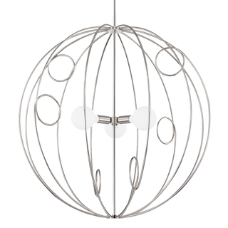 Alanis Chandelier in Polished Nickel Finish