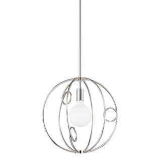 Alanis Pendant in Polished Nickel Finish