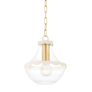 ALAINA Pendant in Aged Brass Finish