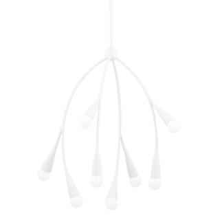 Elsa Chandelier in TEXTURED WHITE Finish
