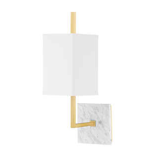 Mikaela Wall Sconce in Aged Brass Finish