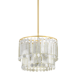 Melisa Pendant in Aged Brass Finish