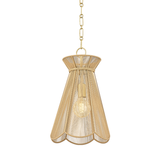 AALIYAH Pendant in Aged Brass Finish