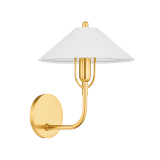 MARIEL Wall Sconce in AGED BRASS/SOFT WHITE Finish
