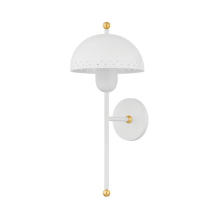 Jojo WALL SCONCE in AGED BRASS/SOFT WHITE Finish