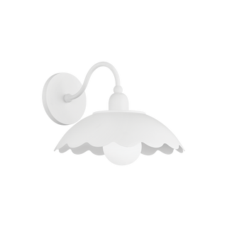 Yael WALL SCONCE in TEXTURED WHITE Finish