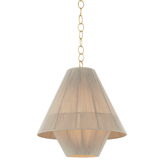 ELEANOR Pendant in AGED BRASS Finish