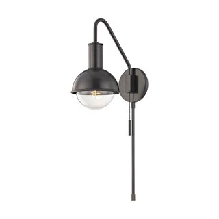 Riley Plug-In Sconce in Old Bronze Finish