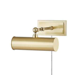 Holly Plug-In Picture Light in Aged Brass Finish