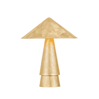 FOXTON Table Lamp with VINTAGE GOLD LEAF Finish