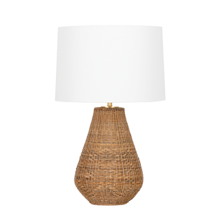 EASTBRIDGE TABLE LAMP with VINTAGE GOLD LEAF Finish