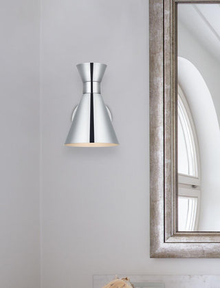 Halycon 6 Inch Wall Sconce in Chrome