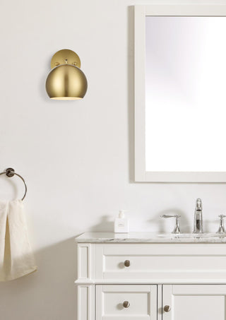 Othello 6 Inch Wall Sconce in Satin Gold