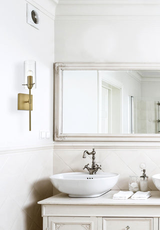 Elsreth 4.5 Inch Wall Sconce Clear Shade in Satin Gold