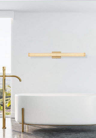 Jaxx 36 inch LED Wall Sconce in Satin Gold