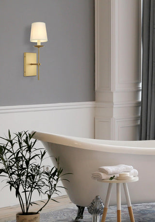 Eclipse 4.5 inch Wall Sconce in Satin Gold