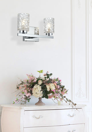 Cassie 14 inch Wall Sconce in Chrome