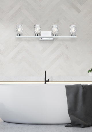 Cassie 31 inch Wall Sconce in Chrome