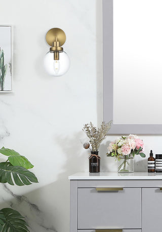 Hanson 6 inch Wall Sconce in Satin Gold