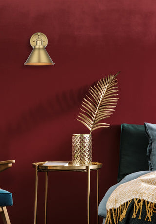 Vaman 7 inch Wall Sconce in Satin Gold