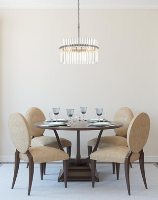 Paulina 20 inch Chandelier in Polished Nickel