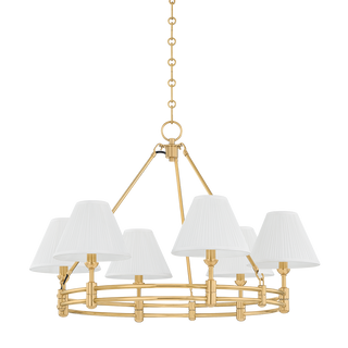 Howard Chandelier with AGED BRASS Finish