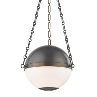 Sphere No.2 Pendant with Distressed Bronze Finish