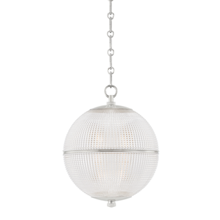 Sphere No. 3 Pendant with Polished Nickel Finish
