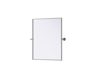 Amoura 24x30 Pivot Mirror in Silver