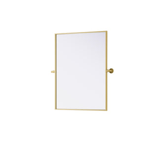 Amoura 24x32 Pivot Mirror in Brass