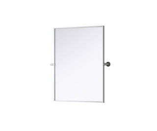 Amoura 24x32 Pivot Mirror in Silver