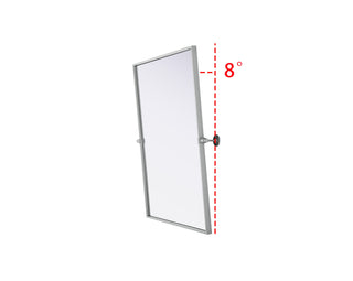 Amoura 24x32 Pivot Mirror in Silver