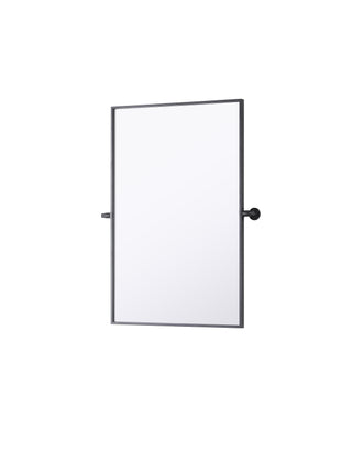 Amoura 24x36 Pivot Mirror in Black