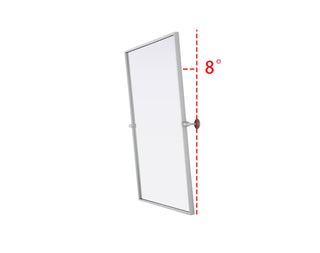 Amoura 24x36 Pivot Mirror in Silver