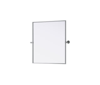 Amoura 27x30 Pivot Mirror in Silver