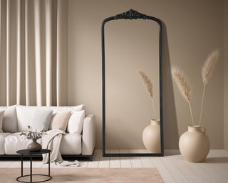Naomi Vintage Resin Mirror 30x72 in Vintage Bronze