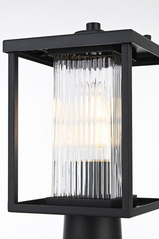 Dover 7 Inch Outdoor Post Light in Black