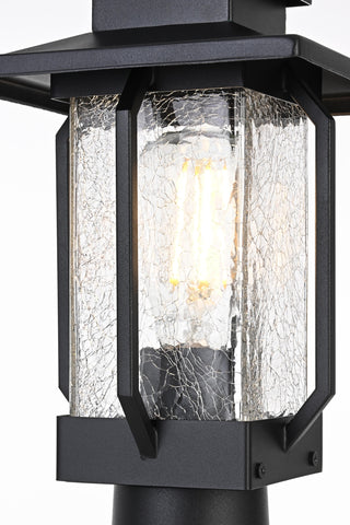 Salem 7 Inch Outdoor Post Light in Black