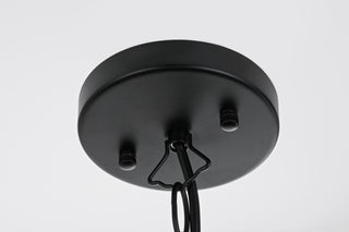 York 6.5 Inch Outdoor Pendant in Black