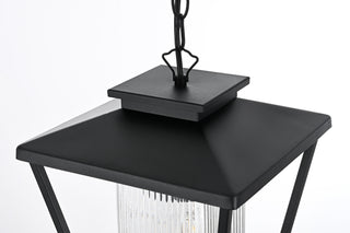 Gaul 10 Inch Outdoor Pendant in Black