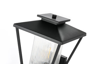 Gaul 10 Inch Outdoor Wall Sconce in Black