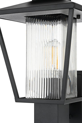 Gaul 10 Inch Outdoor Wall Sconce in Black