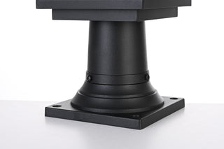 Ludlow 6 Inch Outdoor Post Light in Black