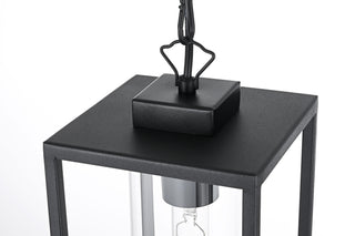 Memphis 6 Inch Outdoor Pendant in Black