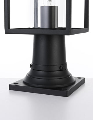 Memphis 6 Inch Outdoor Post Light in Black