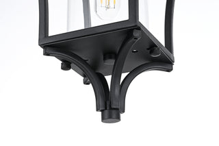 Belgrade 7 inch Outdoor Pendant in Black