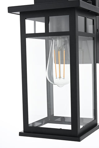 Mercer 6.5 Inch Outdoor Wall Sconce in Black