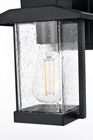 Tioga 7 Inch Outdoor Wall Sconce in Black