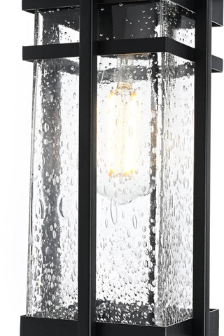 Livingston 6.5 Inch Outdoor Pendant in Black